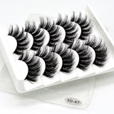 5 Pairs Faux Mink Eyelashes Fluffy Wispy Long Dramatic False Lashes Thick Volume Fake Eyelashes Natural Soft Extension Eyelash - Divine Diva Beauty