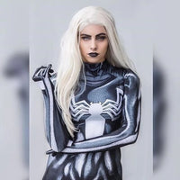 Black Venom Female Superhero Cosplay Costume