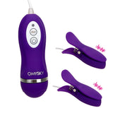 Nipple Vibrator 10 Frequency Nipple Clamps Breast Massage Stimulator Sex Toy