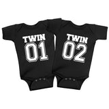 Twin Clothes Twins Matching onesie outfit bby