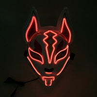 Cosplay Halloween Party Mask Luminous Light up Led Mask EL Wire Neon Glowing Anime Mask Masque Masquerade Masks Horror Mask