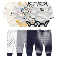4pcs Baby onesie and bottom outfits bby
