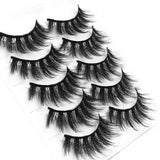 5 Pairs Faux Mink Eyelashes Fluffy Wispy Long Dramatic False Lashes Thick Volume Fake Eyelashes Natural Soft Extension Eyelash - Divine Diva Beauty