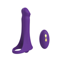 Wireless Double Penetration Remote Control Strap On Vibrators sex  usb rechargeable