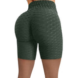 Women Sexy Push Up Yoga Shorts Solid Seamless Fitness Sports Leggings Jacquard Elastic Quick Dry Plus Size avail Running Tights
