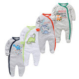 3/4 Pcs Children Boy O-neck Newborn Baby Girls Clothes Full Sleeve Summer Jumper bby