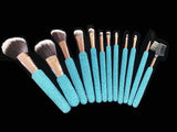 12pcs Diamond-studded makeup brushes - Divine Diva Beauty