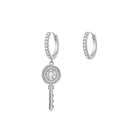 Key Lock Hanging Earrings