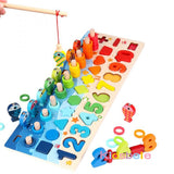 Kids Montessori Math  For Toddlers Educational Wooden Puzzle bby