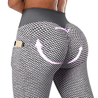 Sexy Mesh BUTT Lifting Women Leggings Fitness High Waist Tummy Control Seamless Pants Push Up Workout Gym Running Pants