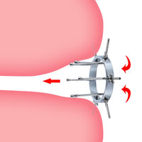 Metal Adjustable Huge Anal Toys  Dilator Vaginal Speculum sex toy