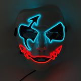 Cosplay Halloween Party Mask Luminous Light up Led Mask EL Wire Neon Glowing Anime Mask Masque Masquerade Masks Horror Mask