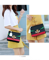 Bee Pu Leather Crossbody Bags Luxury Handbags Designer purse