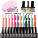 10/24/30/40/60 Multiple Colour Gel Nail Polish 80 Colors Semi Permanent UV Led Gel Varnish Soak Off Nail Lacquer