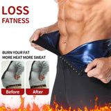 Menswear Body Shaper Abdomen Reducer Thermo Sauna Sweat Waist Trainer Fat Burning Male Shapewear Fitness Leggings Leg Slimmer