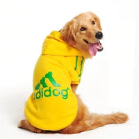 Winter Dog Clothes Adidog pet Sport Hoodies