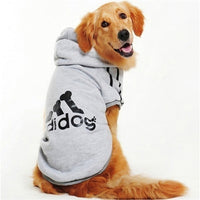 Winter Dog Clothes Adidog pet Sport Hoodies