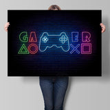 Boy Room Game Wall Poster Canvas Painting Neon Decor Playstation Decoration for Gamer Bedroom Prints Home Decor Picture