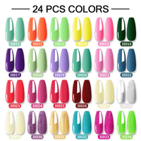 10/24/30/40/60 Multiple Colour Gel Nail Polish 80 Colors Semi Permanent UV Led Gel Varnish Soak Off Nail Lacquer