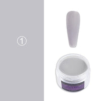 Lavender-colored Acrylic Powder Extension Gel Nail Pigment Dust Professional Nail Art Design Decoration