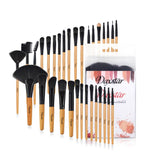 32Pcs Makeup Foundation Eye Shadows Lipsticks Powder Conceal Brushes Professional Makeup Tool Kit With Bag