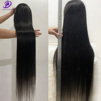 30 40 48 inch 13x4 Lace Front Pre Plucked Straight Human Hair Wigs Brazilian 250 Density 13x4 Lace Closure Wig