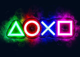 Boy Room Game Wall Poster Canvas Painting Neon Decor Playstation Decoration for Gamer Bedroom Prints Home Decor Picture