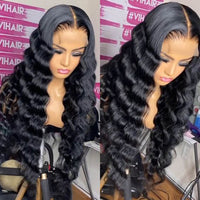 Loose Deep Wave Wig 13x6 Lace Front Wig 30 Inch Human Hair Wigs 5x5 180% Loose Deep Wave13x4 lace Frontal Wig