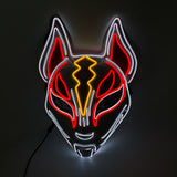 Cosplay Halloween Party Mask Luminous Light up Led Mask EL Wire Neon Glowing Anime Mask Masque Masquerade Masks Horror Mask