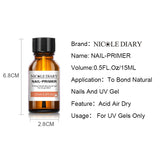 15ML Nail Prep Dehydrator And Nail-Primers Long Lasting Air Dry Sterilization Liquid For Gel Polish