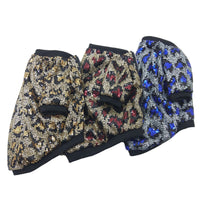 design Pet dogs Clothes pets sequin Leopard jacket