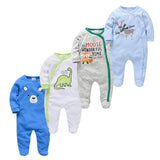 3/4 Pcs Children Boy O-neck Newborn Baby Girls Clothes Full Sleeve Summer Jumper bby