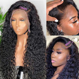 30 Inch Deep Wave Frontal Wig Wet And Wavy Deep Curly Lace Front Human Hair Wigs 4x4 Deep Wave Closure Wig HD Lace Frontal Wig - Divine Diva Beauty