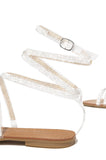 Cross Tied Sandals Crystal Summer Beach Sandals shoes