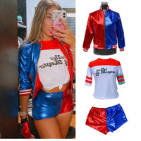 Harley Quinn Girl Suit Cosplay Suicide Team COSTUME