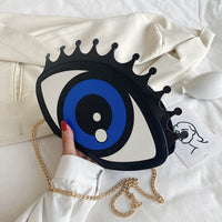Small Shoulder Women Bag Eye Fashion PU Leather Chain Messenger Bag Purse And Handbags