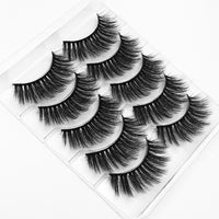 5 Pairs Faux Mink Eyelashes Fluffy Wispy Long Dramatic False Lashes Thick Volume Fake Eyelashes Natural Soft Extension Eyelash - Divine Diva Beauty