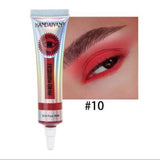 1 PC Hot 12 Colors Matte Neon Eyeshadow High Pigment Eye Shadow Dust Summer Matte Long-lasting Eyeshadow Cream Eye Makeup