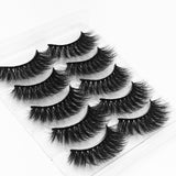 5 Pairs Faux Mink Eyelashes Fluffy Wispy Long Dramatic False Lashes Thick Volume Fake Eyelashes Natural Soft Extension Eyelash - Divine Diva Beauty