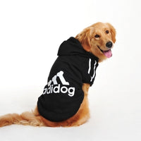 Winter Dog Clothes Adidog pet Sport Hoodies