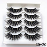 5 Pairs Faux Mink Eyelashes Fluffy Wispy Long Dramatic False Lashes Thick Volume Fake Eyelashes Natural Soft Extension Eyelash - Divine Diva Beauty