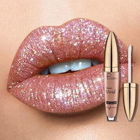 18 Colors Diamond Shimmer Glitter Lip Gloss Matte To Glitter Liquid Lipstick Waterproof Diamond Pearl Colour Lip Gloss Make Up - Divine Diva Beauty