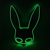 Cosplay Halloween Party Mask Luminous Light up Led Mask EL Wire Neon Glowing Anime Mask Masque Masquerade Masks Horror Mask