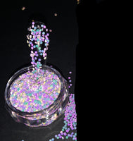 Reflective Nail Sequins Glitter Powder Aurora Very Shining Diamond Micro 1/24 Glitter Pigment 1 mm Dust Manicure Decoration