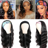 30 Inch Headband Wig Human Hair Body Wave Wigs Hair Band Wig  Brazilian BodyWave Wig 150 180 Density