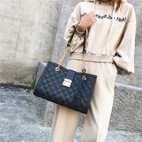 Large Capacity Women Pu Leather Chain Crossbody Bags purse - Divine Diva Beauty