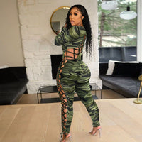 Plus Size avail Jumpsuits bodysuit Romper camo