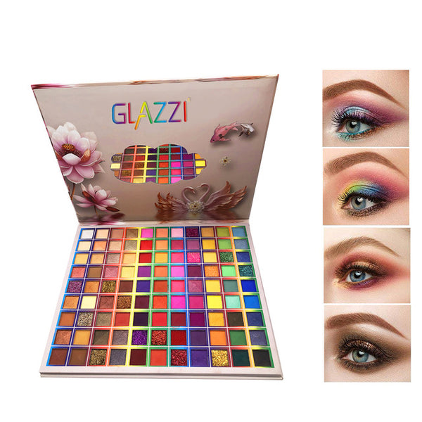 99 Colors Eyeshadow Palette Glitter Shimmer Eye Shadow Powder Matte Glitter Eyeshadow Palette Cosmetic Makeup Kit