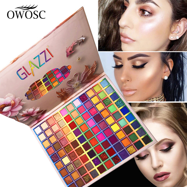 99 Colors Eyeshadow Palette Glitter Shimmer Eye Shadow Powder Matte Glitter Eyeshadow Palette Cosmetic Makeup Kit