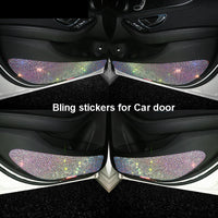 Rhinestone Car 3M Stickers and Decals Anti-kick Car Door Protective Sticker Bling Crystal Scratch-resistant Interior Accessories - Divine Diva Beauty